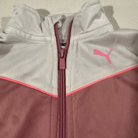 Puma Toddler 3T Zip Up Pink Jacket - Picture 2 of 6